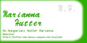 marianna hutter business card